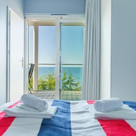 Apartament Kapitanski Z Widokiem Na Morze 4 Pietro - By Perlowa Przystan Rent Sianozety Exteriör bild