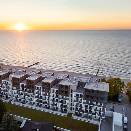 Apartament Kapitanski Z Widokiem Na Morze 4 Pietro - By Perlowa Przystan Rent Sianozety Exteriör bild