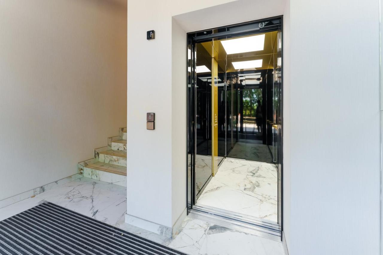 Apartament Kapitanski Z Widokiem Na Morze 4 Pietro - By Perlowa Przystan Rent Sianozety Exteriör bild
