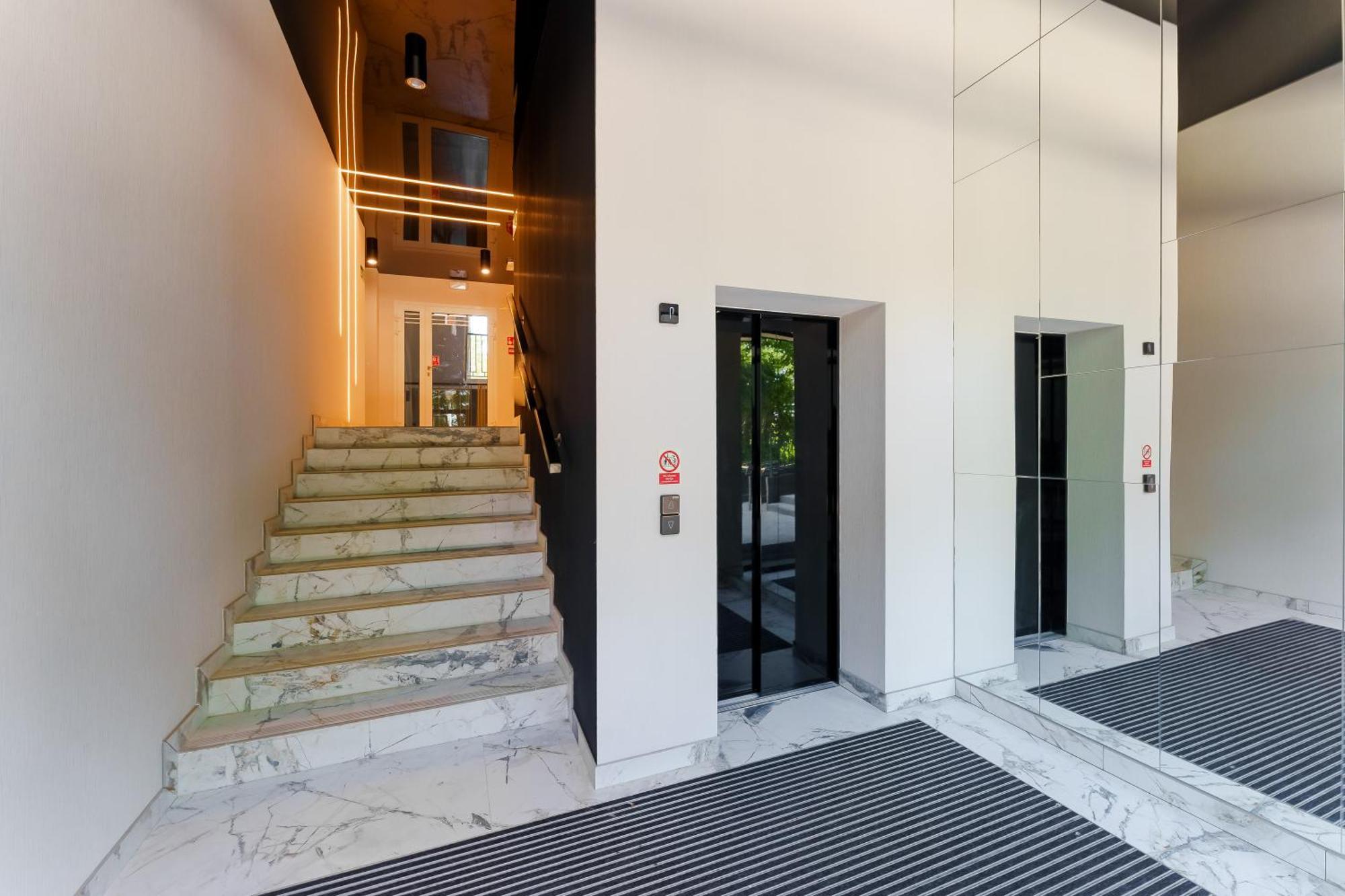 Apartament Kapitanski Z Widokiem Na Morze 4 Pietro - By Perlowa Przystan Rent Sianozety Exteriör bild