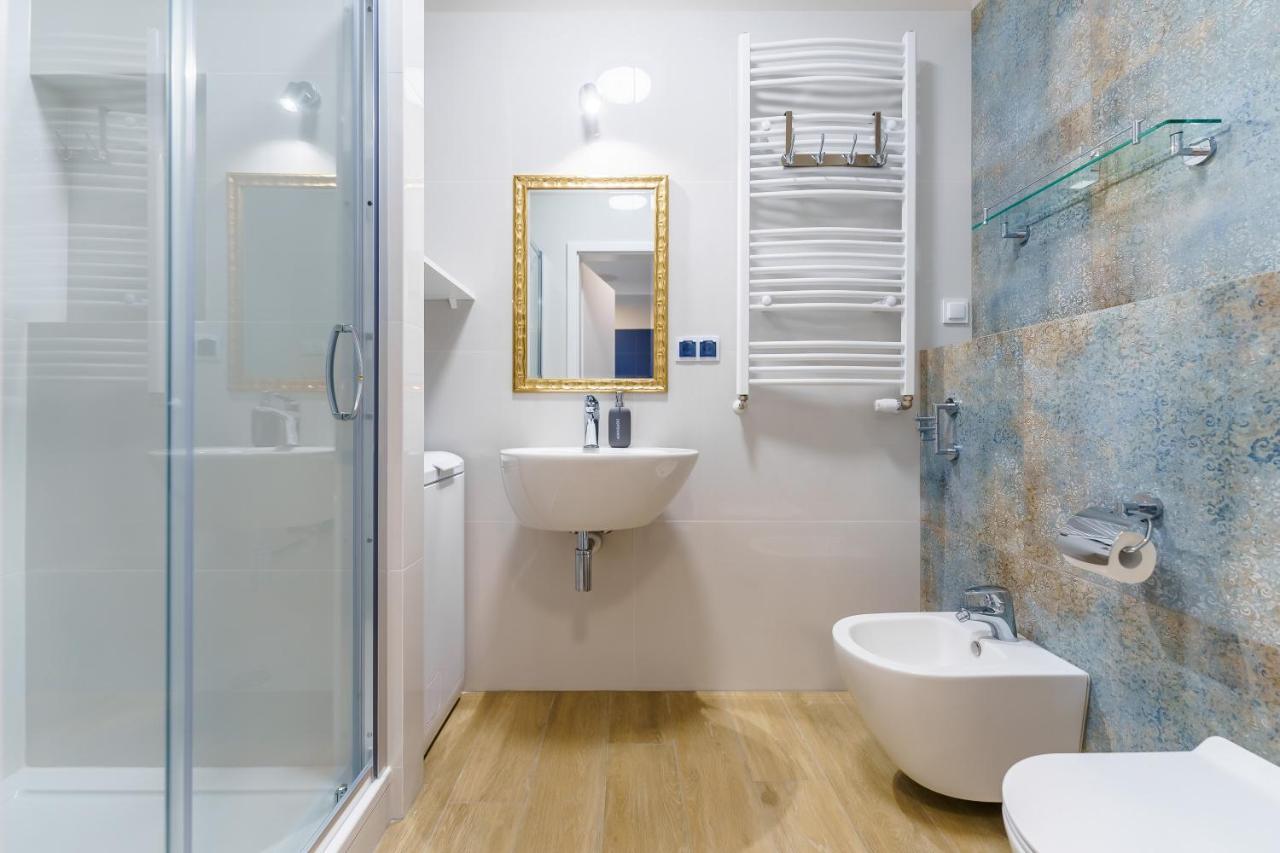 Apartament Kapitanski Z Widokiem Na Morze 4 Pietro - By Perlowa Przystan Rent Sianozety Exteriör bild